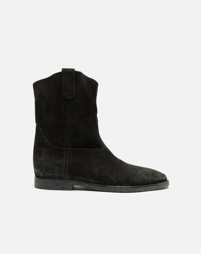 60s Camarguaise Boot - Black Suede