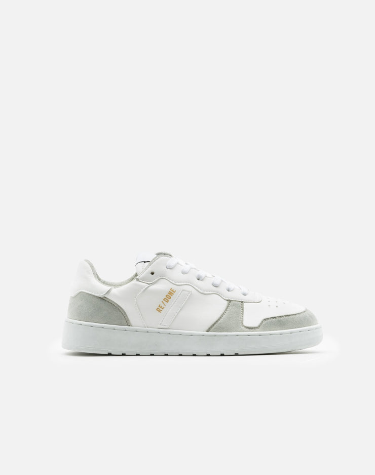 80s Sustainable Basketball Shoe - White and White