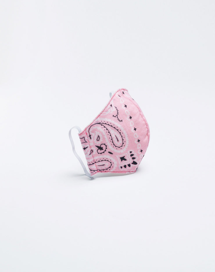 Upcycled Bandana Mask - Pink