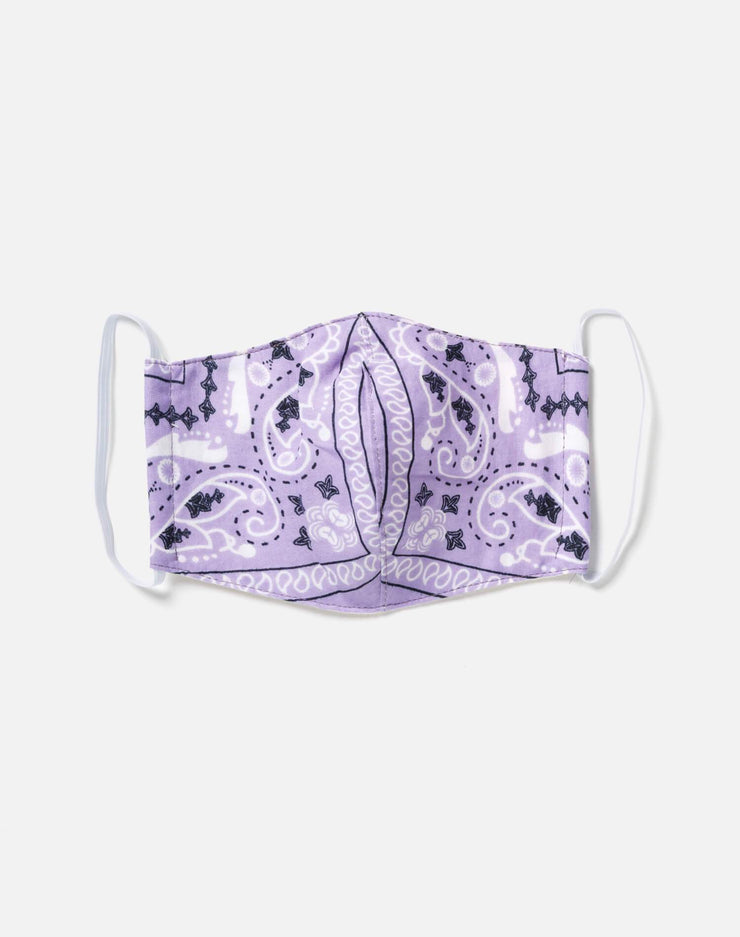 Upcycled Bandana Mask - Purple